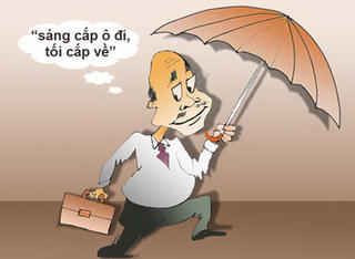 Dẹp nạn 'cắp ô'