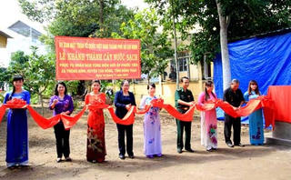 Khánh thành trạm cấp nước cho khoảng 300 hộ dân vùng biên giới