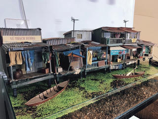 Độc lạ khung cảnh miền Tây sông nước trong bể thủy sinh