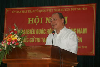 Phó Thủ tướng Nguyễn Xuân Phúc tiếp xúc cử tri tại Quảng Nam
