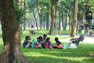 Không gian xanh trong lòng Thủ đô