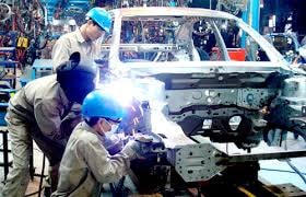 Sản xuất công nghiệp tăng 9,8%