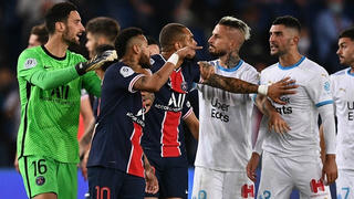 [VIDEO] Màn ẩu đả khiến 5 cầu thủ nhận thẻ đỏ trận PSG - Marseille