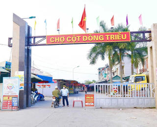 Quảng Ninh: Siết chặt kiểm soát phòng, chống dịch tại Chợ Cột Đông Triều