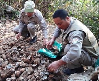 Quảng Trị còn hơn 1000 đạn pháo còn ngòi nổ nằm bên đường