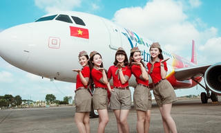 Hãng hàng không Vietjet tuyển tiếp viên