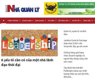 Đình bản 3 tháng Tạp chí điện tử Nhà quản lý