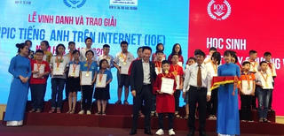 Vinh danh 50 học sinh xuất sắc nhất cuộc thi Olympic Tiếng Anh trên Internet