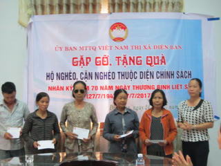 Chăm lo cho gia đình chính sách và người nghèo