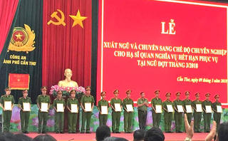 Cần Thơ: Các cơ sở dạy nghề đã tiếp nhận công an xuất ngũ