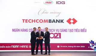 Ứng dụng Techcombank Mobile được vinh danh 'Sản phẩm dịch vụ sáng tạo tiêu biểu'