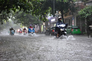 Mưa lớn diện rộng ở Bắc Bộ