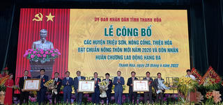 Thanh Hóa: 3 huyện cùng về đích nông thôn mới