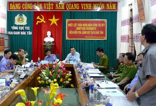 Đoàn công tác Ban Thường trực UBTƯMTTQ Việt Nam và Viện Kiểm sát nhân dân tối cao kiểm tra, giám sát tại Trại giam Đắk Tân