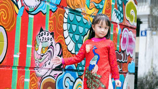 Phát 'sốt' với ngõ 'bích họa' nằm giữa lòng thành phố Hoa phượng đỏ