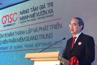 Chủ tịch Nguyễn Thiện Nhân dự Kỷ niệm 15 năm thành lập Công viên Phần mềm Quang Trung