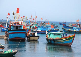 Viện trợ trang bị đèn LED cho tàu đánh bắt xa bờ