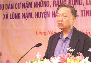 Bộ trưởng Tô Lâm dự Ngày hội Đại đoàn kết toàn dân tộc tại tỉnh Cao Bằng