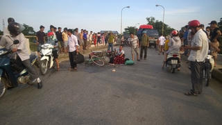 Thanh Hóa: TNGT giữa cầu gây ách tắc giao thông kéo dài