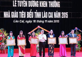 Lào Cai: Tuyên dương nhà giáo tiêu biểu