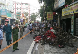 Cháy tiệm dịch vụ cưới hỏi, cả nhà 3 người chết trong lửa đỏ