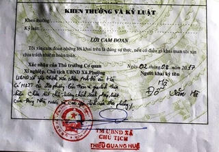 Thanh Hóa: UBND tỉnh vào cuộc vụ bút phê sai quy định của Chủ tịch xã