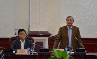 Thường trực Ban Bí thư làm việc với Ban cán sự Đảng Bộ Tư pháp