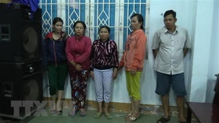 Triệt xóa một sòng bạc dành cho các quý bà tại Bình Dương