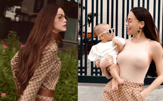 Bộ ảnh tái xuất của mẹ bỉm Hồ Ngọc Hà sau giãn cách