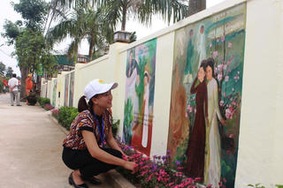 Những khác biệt ở một huyện nông thôn mới