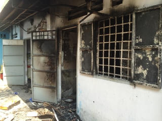 Cháy nhà trọ, 2 người bỏng nặng