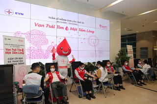 Tuần lễ hồng EVN 'Vạn trái tim – Một tấm lòng'