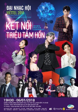 Nhiều chương trình khởi động cho Đại nhạc hội 'Viettel - Kết nối triệu tâm hồn'