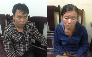 Bắt vợ chồng cán bộ xã vận chuyển 2 bánh heroin