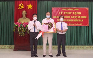 Khánh Hòa: Truy tặng danh hiệu Bà mẹ Việt Nam anh hùng 