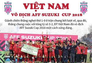 [Infographics] Đội tuyển Việt Nam vô địch AFF Suzuki Cup 2018