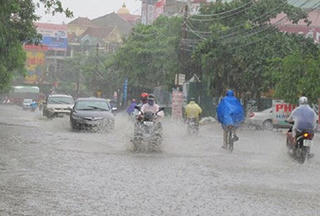Bắc Bộ mưa rào và dông