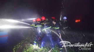 Cháy hai tàu cá Quảng Ngãi, thiệt hại nhiều tỷ đồng