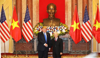 Tổng Bí thư, Chủ tịch nước Nguyễn Phú Trọng tiếp Tổng thống Donald Trump