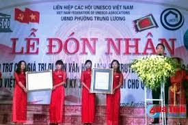 Cụm di tích lịch sử văn hóa Tiên Sơn đón Bằng bảo trợ của UNESCO