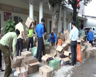 Tiêu hủy hàng lậu trị giá trị gần 20 tỷ đồng