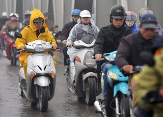 Không khí lanh bao trùm miền Bắc, gây mưa nhiều nơi