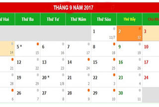 Quốc Khánh 2-9: Người lao động được nghỉ 3 ngày