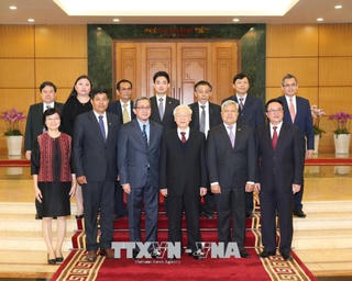 Tổng Bí thư Nguyễn Phú Trọng tiếp Đại sứ các nước ASEAN