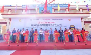 TC MOTOR khánh thành trường mầm non tại xã nghèo thuộc tỉnh Ninh Bình