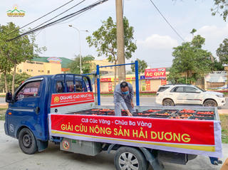 Phật tử chùa Ba Vàng tham gia “giải cứu” gần 100 tấn rau  