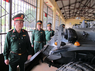 Thượng tướng Nguyễn Trọng Nghĩa kiểm tra công tác sẵn sàng chiến đấu tại tỉnh Đắk Lắk