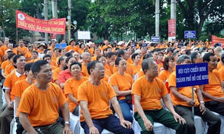 Mít tinh kỷ niệm 55 năm thảm họa da cam ở Việt Nam