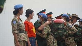 Thêm 24 quân nhân Việt Nam lên đường làm nhiệm vụ tại Nam Sudan