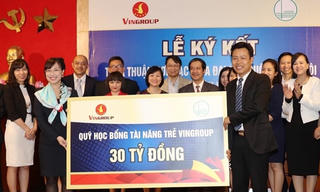 Qũy học bổng 30 tỷ đồng cho sinh viên ĐHQG Hà Nội